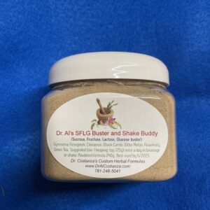Dr. Al's SFLG (Sucrose, Fructose, Lactose, Glucose) Buster and Shake Buddy (240 g.)